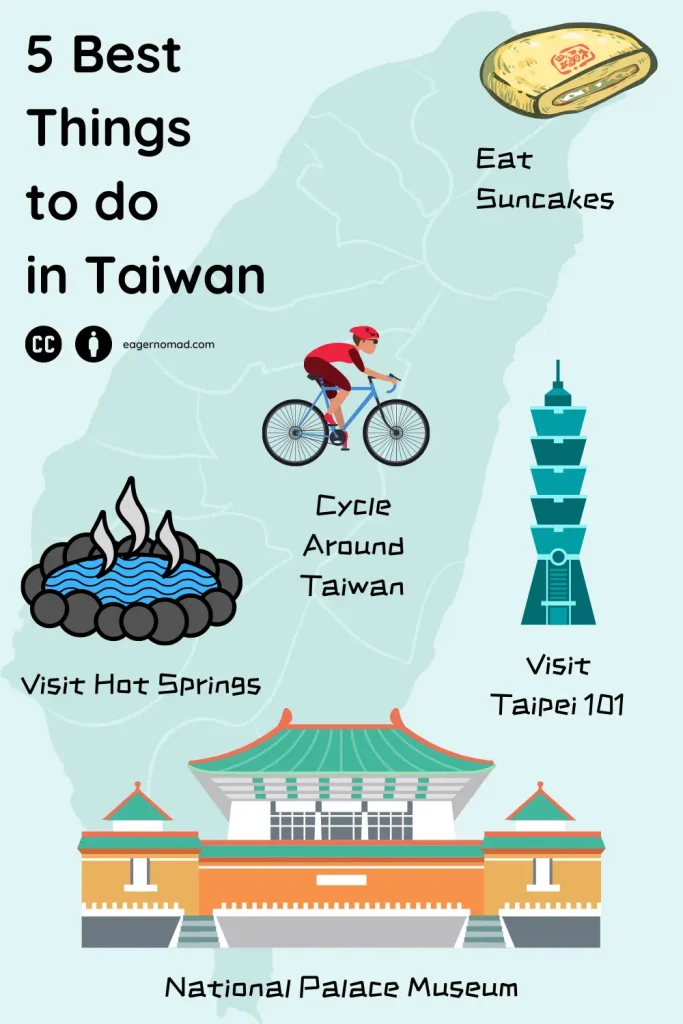 things to do in taiwan infographic