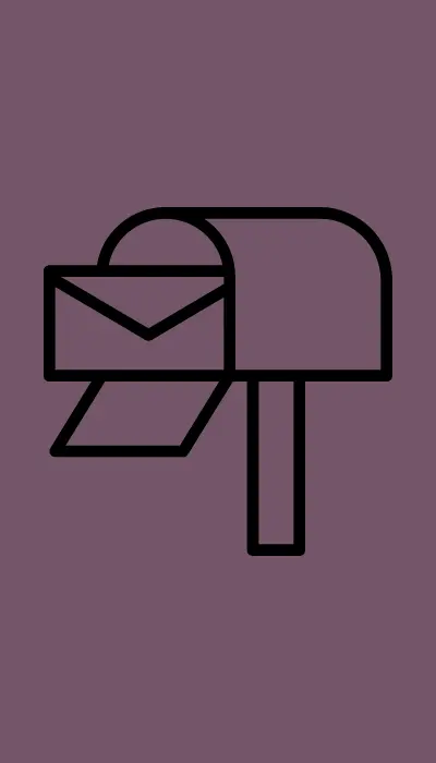 vector image of a mailbox
