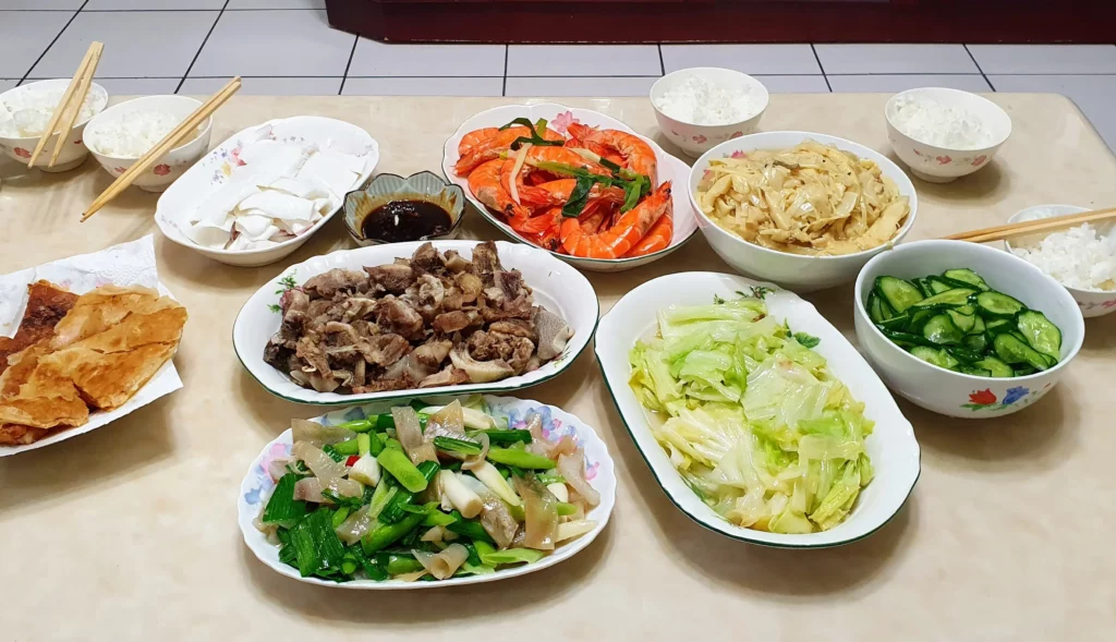 lunar new year meal 1